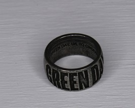 Green Day Ring Size 9.5 Vintage 2005 Alchemy Poker English Pewter - $46.27