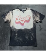 Retro Bleached Love T Shirt L Men’s Women’s Unisex - $17.00