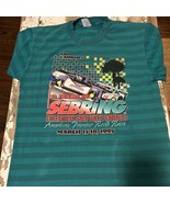 Vintage 90s Porsche Sebring T-shirt Formula 1 Grand Prix Deadstock Single L - €36,54 EUR