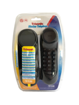 Trisonic Black Slimline Corded Telephone Model TS-TL308 Brand New in Package - $17.63