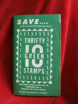 Vintage Thrifty  Green Stamp&#39;s Booklet - $4.95