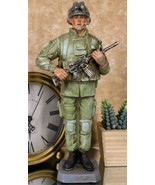 Military Marine Army Deploy Soldier On Guard With Rifle And Backpack Fig... - $41.01 CAD