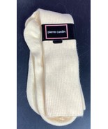 Pierre Cardin Vintage Ivory Men&#39;s Dress Socks Acrylic 10-13 Lot of 4 - $39.60