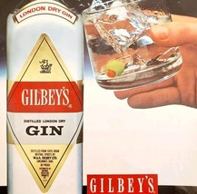 1987 Gilbey&#39;s Distilled London Dry Gin Advertisement Vintage Distillery ... - $480.35 MXN