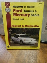 Haynes Manual en Espanol * Ford Taurus & Mercury Sable 1986 - 1995   #99091 - $12.86