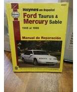 Haynes Manual en Espanol * Ford Taurus &amp; Mercury Sable 1986 - 1995   #99091 - $241.65 MXN
