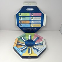 Oral B Power Tooth Brush Heads 8 Pack Sampler Crossaction Prowhite Ortho... - $19.75