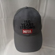 NEW NRA 150 Years Strong Gray Baseball Cap Hat Adjustable Strapback  - $15.83