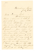 1872 Handwritten letter Antique Mrs Frances R Jones Stoneham Massachusetts - £37.98 GBP