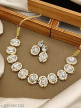 Kundan Jewelry Set Gold Plated Traditional Bollywood Party Wedding Wear Indian d - £5.27 GBP