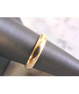 Vintage Estate 10K Yellow Gold Band Wedding Ring 4.5g E4008 - £225.76 GBP