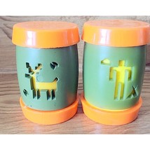 Vintage St. Labre Indian School Ashland Montana Salt &amp; Pepper Shakers Pl... - $7.17