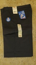 Dickies Girl's School Bermuda Shorts Stretch Uniform KR714BK Size 15 Black 37x13 - $12.82