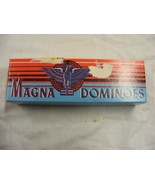 Vintage Magna Wooden Dominos Eagle!! - $29.69