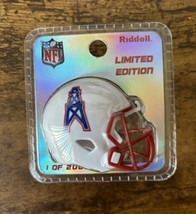 Houston Oilers RIDDELL 2024 NFL pocket helmet limited edition Titans 1/2000 - £22.21 GBP