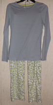 Nwt Womens Sonoma Novelty Leopard Print Super Soft Fleece Pajama Set Size S - £21.89 GBP