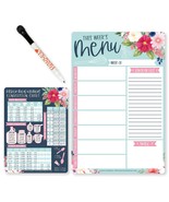 Spring Floral Magnetic Meal Planner | Weekly | Calendar &amp; Planners - $372.59 MXN