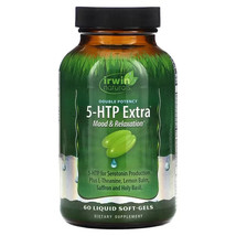 Irwin Naturals Double Potency 5-Htp Extra 60 Sgels - Exp 3/26 - $278.90 MXN