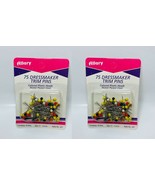 LOT OF 2 Allary 75 Dressmaker Trim Straight Pins, Nickel Plated - $150.58 MXN