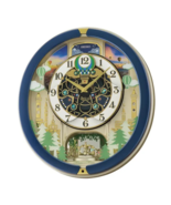 Blue Pine Fantasy Hot Air Balloon Ride Melodies Clock Music - $493.89