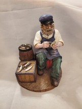 Old Salts Collection &quot;Making Scrimshaw&quot; figurine by Beachcombers intl - £25.00 GBP