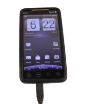HTC Evo 4G - 1 GB - Black (Sprint) Working May Need Battery - $28.49