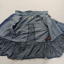 Knox Rose RN#17730 Women’s Blue Full Button Denim Jacket Pleated Buttom Size XS image 10