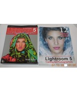 Lot of 2 Photography Books Adobe Photoshop Lightroom 5 Scott Kelby Tony ... - $544.70 MXN