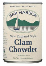 Bar Harbor New England Style Clam Chowder Soup, 15 oz Can, Case of 6 - £32.23 GBP