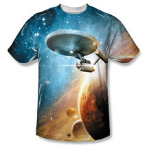 Star Trek Original Series Enterprise Final Frontier Body Print T-Shirt 3X NEW - £23.19 GBP