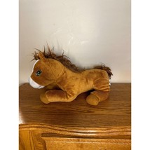 Little brownie bakers brown horse plush with green eyes originals pony - £13.36 GBP