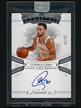 2019-20 Panini Flawless Momentous Stephen Curry Autograph Card #3/25 Warriors  - £2,372.85 GBP