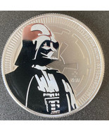 2017 Niue $2 Star Wars Darth Vader 1 oz .999 Silver Unopened Roll of 25 ... - £757.54 GBP