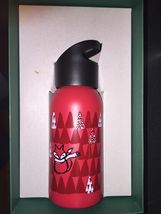 Starbucks 2016 Red Fox Stainless Steel 12-Ounce Water Bottle NEW IN BOX - £20.29 GBP