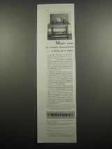 1933 Whitney Furniture Ad - Maple room or maple household ..a little at a time - £14.44 GBP