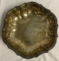 VTG Chippendale International Silver Company Three Foot Plated Serving Bowl 10” - £8.58 GBP