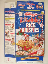 MT KELLOGS Cereal Box 1996 Rice Krispies 15oz HO HO HOLIDAY [G7E15k] - £11.28 GBP