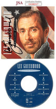 Lee Greenwood signed 1992 American Patriot Album Cover Booklet w/ CD &amp; Case- JSA - £54.10 GBP