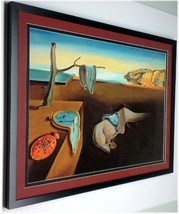 Dali Persistence of Memory Custom Framed &amp; Mated Finest Quality - £50.06 GBP