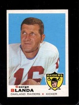 1969 Topps #232 George Blanda Exmt Raiders Hof *X72093 - £13.90 GBP