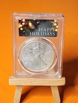 2020 American Silver Eagle MS70 - PCGS Happy Holidays Holder - £43.94 GBP