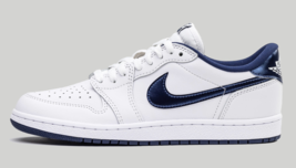 Nike Air Jordan 1 Retro Low &#39;85 Metallic Blue FB9933-141 Men&#39;s Sizes NEW - £102.14 GBP