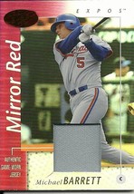 2002 Leaf Certified Materials Mirror Red Michael Barrett 103 Expos 100/150 - £3.92 GBP