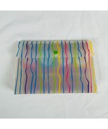 Vintage Max &amp; Lucy Plastic Clutch Blank Greeting Cards w/ Envelopes Striped - £8.64 GBP
