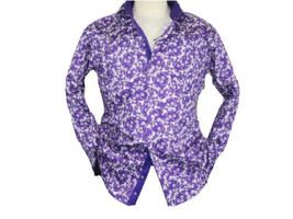 Men Shirt J.Valintin Turkey-Usa 100% Egyption Cotton Axxess Style 1593-06 Purple - £31.45 GBP
