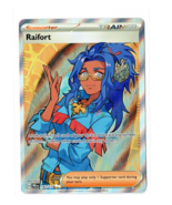 Pokémon TCG Raifort 142/131 Secret Rare Full Art Trainer Prismatic Evolu... - $8.04 CAD
