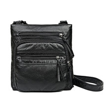 Women&#39;s Bag Purses Flap Coin Purse Multi-Layer Casual Shoulder Bag PU Leather Ba - £20.27 GBP