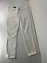 Women’s J. CREW Toothpick 27 Ankle Corduroy White Jeans - Style # 03904 - £9.08 GBP