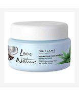 Hydrating Face Cream with Organic Aloe Vera &amp; Coconut by Oriflame LOVE N... - £14.03 GBP