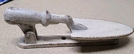 Unusual Vintage Garden Hand Shovel Door Knocker Cast Iron Chippy Decorat... - $27.89